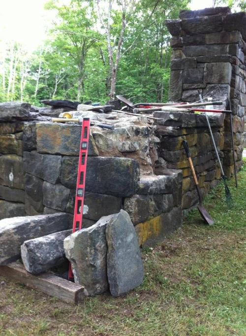 Cummington Stone Wall Repair